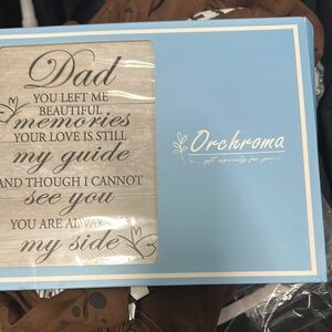 Wooden Plaque with Sentimental Message - Brown